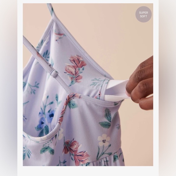 NTW La Vie en Rose Women's Floral Super Soft Long Nightie - Size: Small - Picture 5 of 10